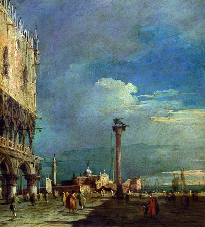 Venedig, Die Piazzetta di San Marco von Francesco Guardi